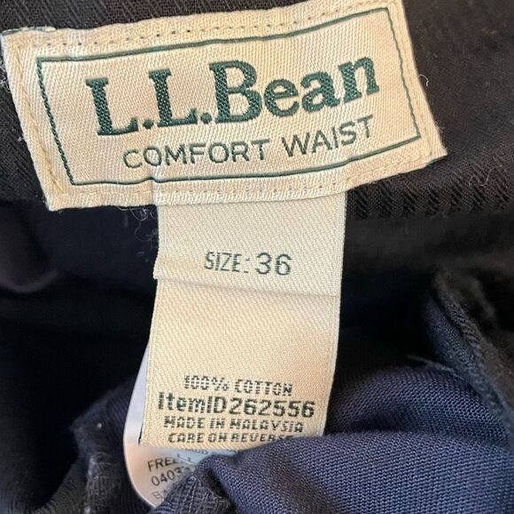 L.L. Bean Navy Pants size 36 - Picture 4 of 4